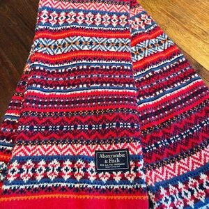 Abercrombie & Fitch Vibrant Patterned Scarf